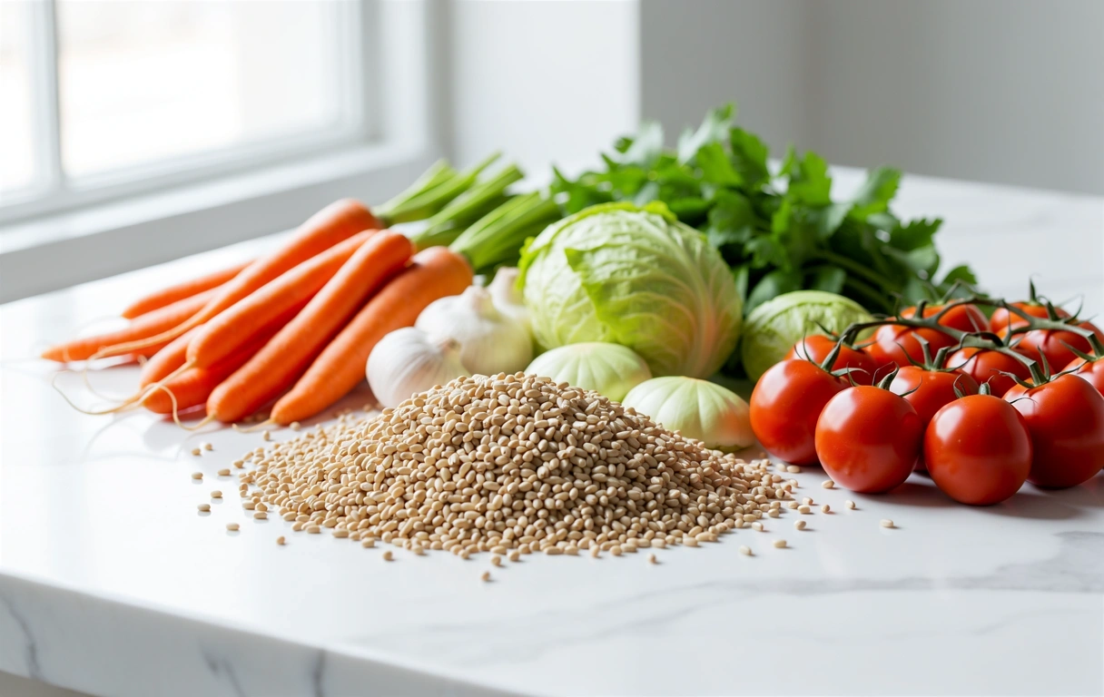 Frische gesunde Lebensmittel